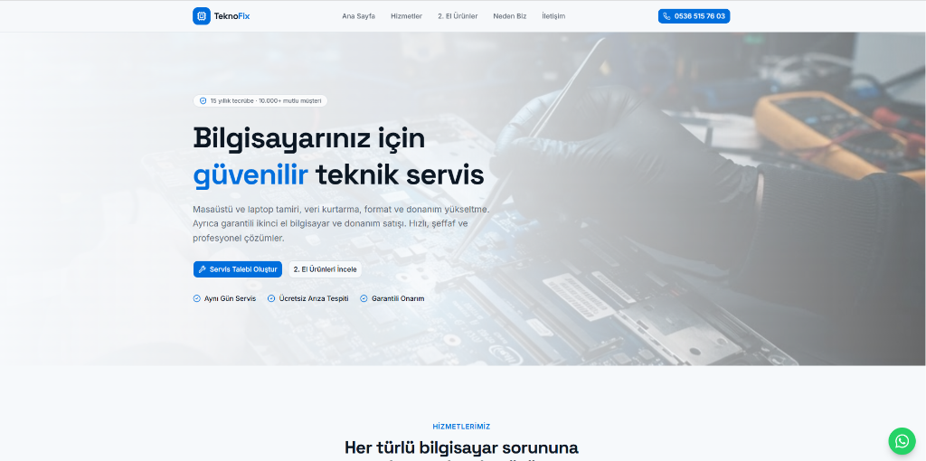 TeknoFix - Teknik Servis
